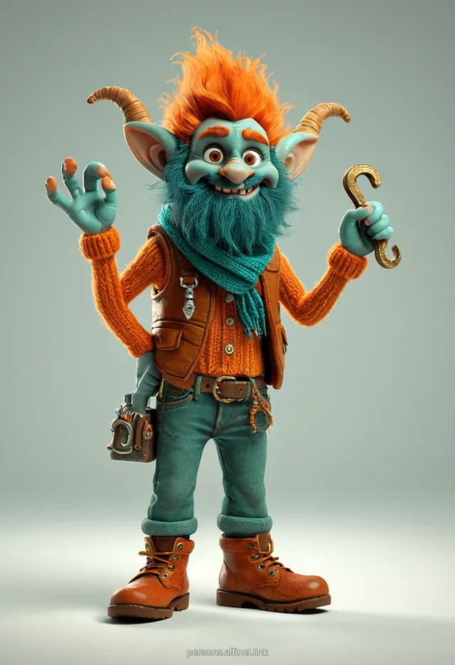Gnorman the Grumpy Grandpa Troll
