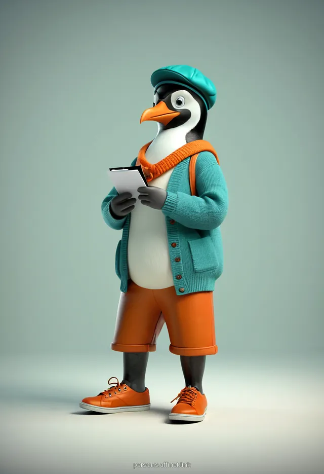 Toddletoes the Teal-Toed Toddler Penguin